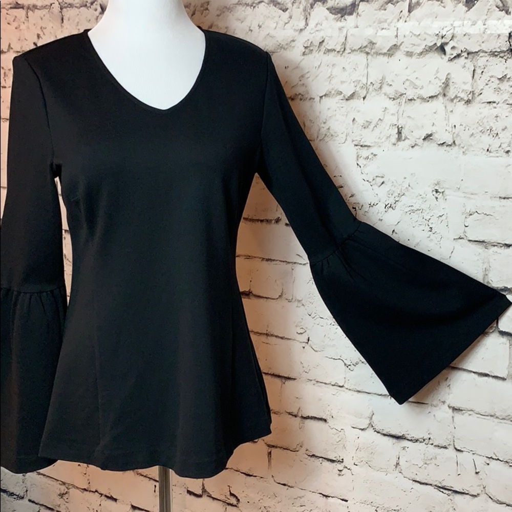 👠CAbi Its a Party Black Top Small - Picture 3 of 8